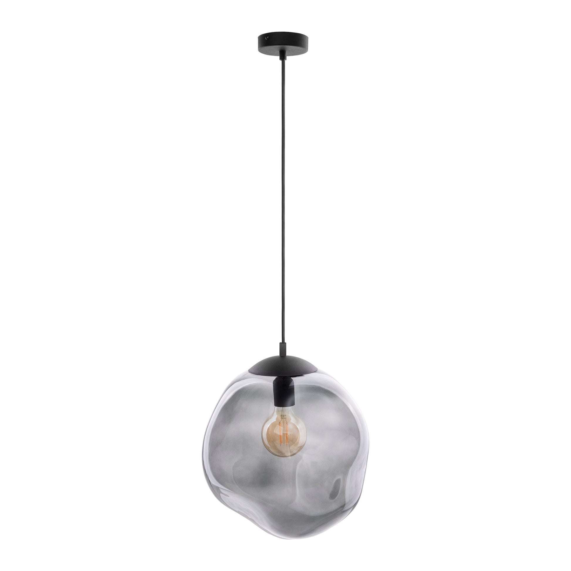 SOL Large Graphite Glass Pendant Light