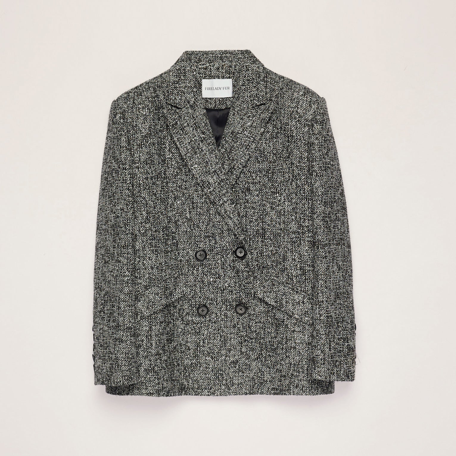 "Long Night Meteor" Italian Imported Yarn Chanel Style Tweed Suit Jacket